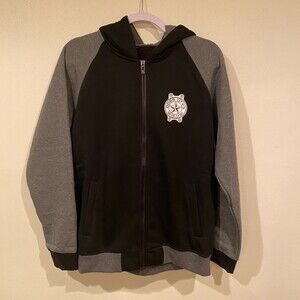 Odes UTV Full Zip‎ Hoodie Black and Gray L